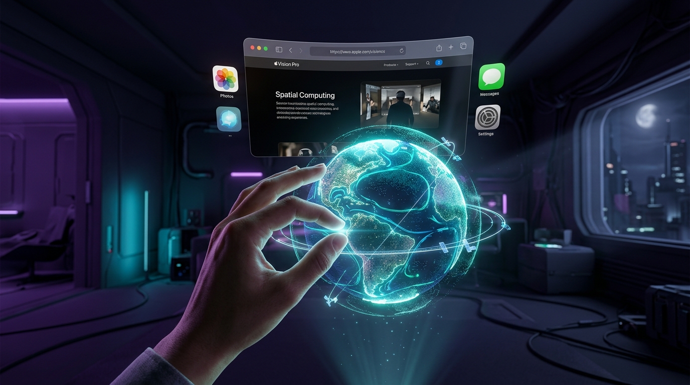 Visualização cinematográfica de WebXR e Spatial Computing: Como Rodar WebXR no Apple Vision Pro via Safari e visionOS: Setup e Limitações